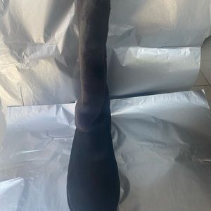 NWT Stuart Weitzman Faux Fur Boots Black